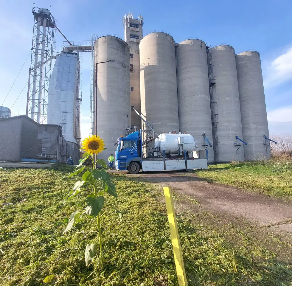 Keeping bugs away from organically stored grain