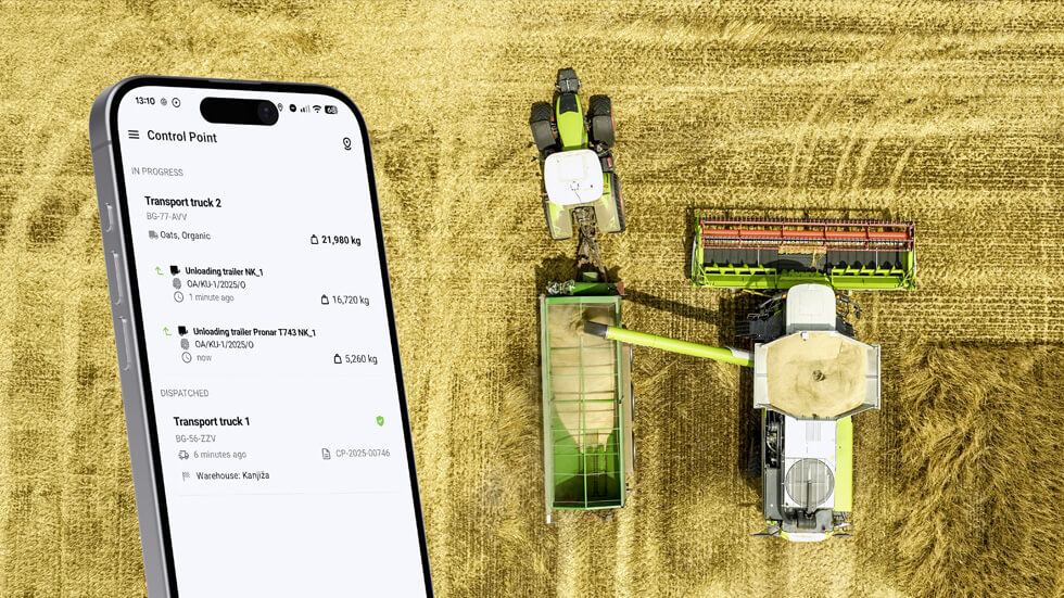 Better Harvest Tracking with Control Point