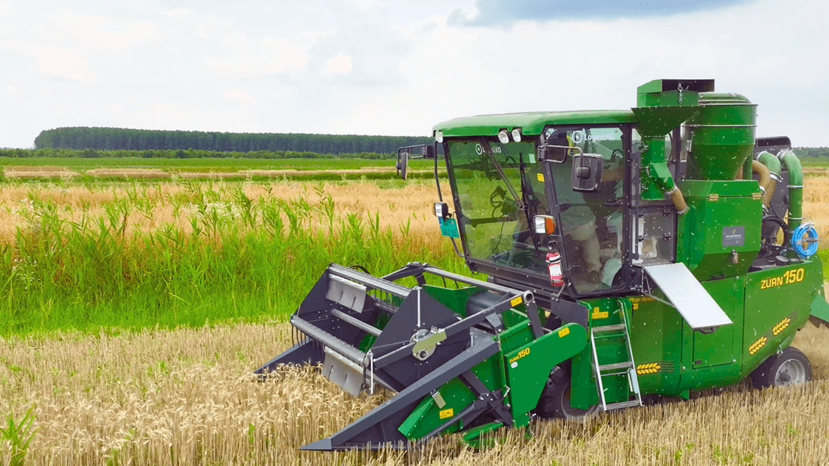 urn 150 micro plot combine organic farming